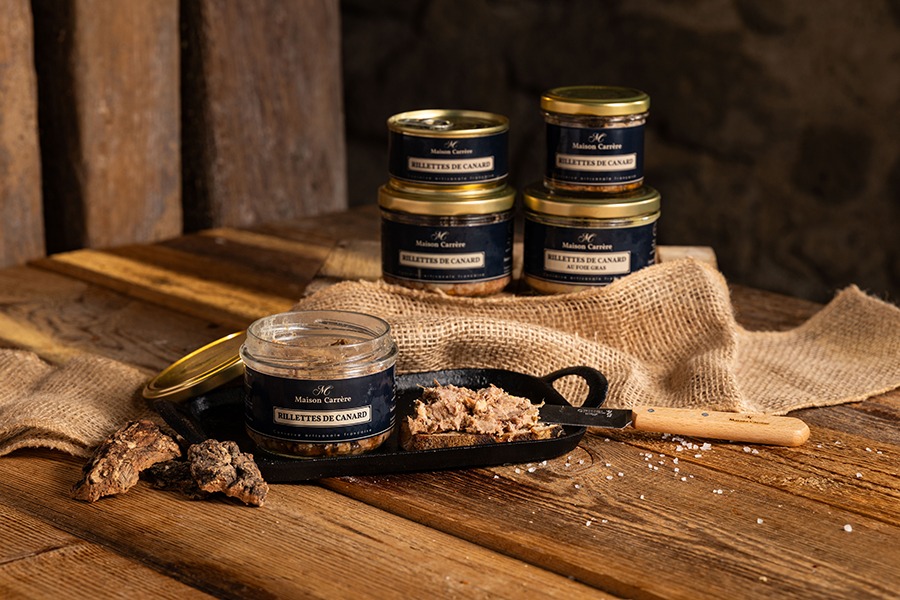 Rillettes de canard Maison Carrere
