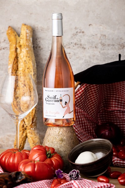 la bronzette vin rosé