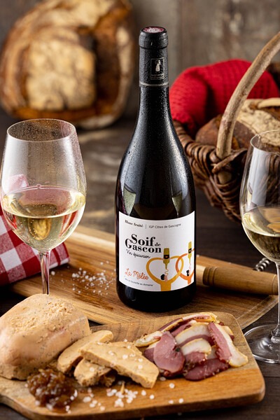 la mélée vin blanc fruité