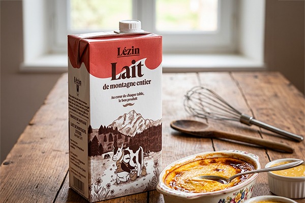 lait de montagne UHT